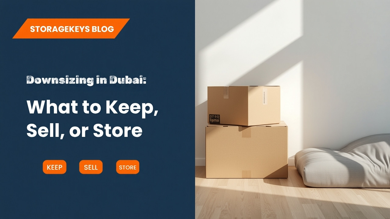 Downsizing in Dubai: What to Keep, Sell, or Store